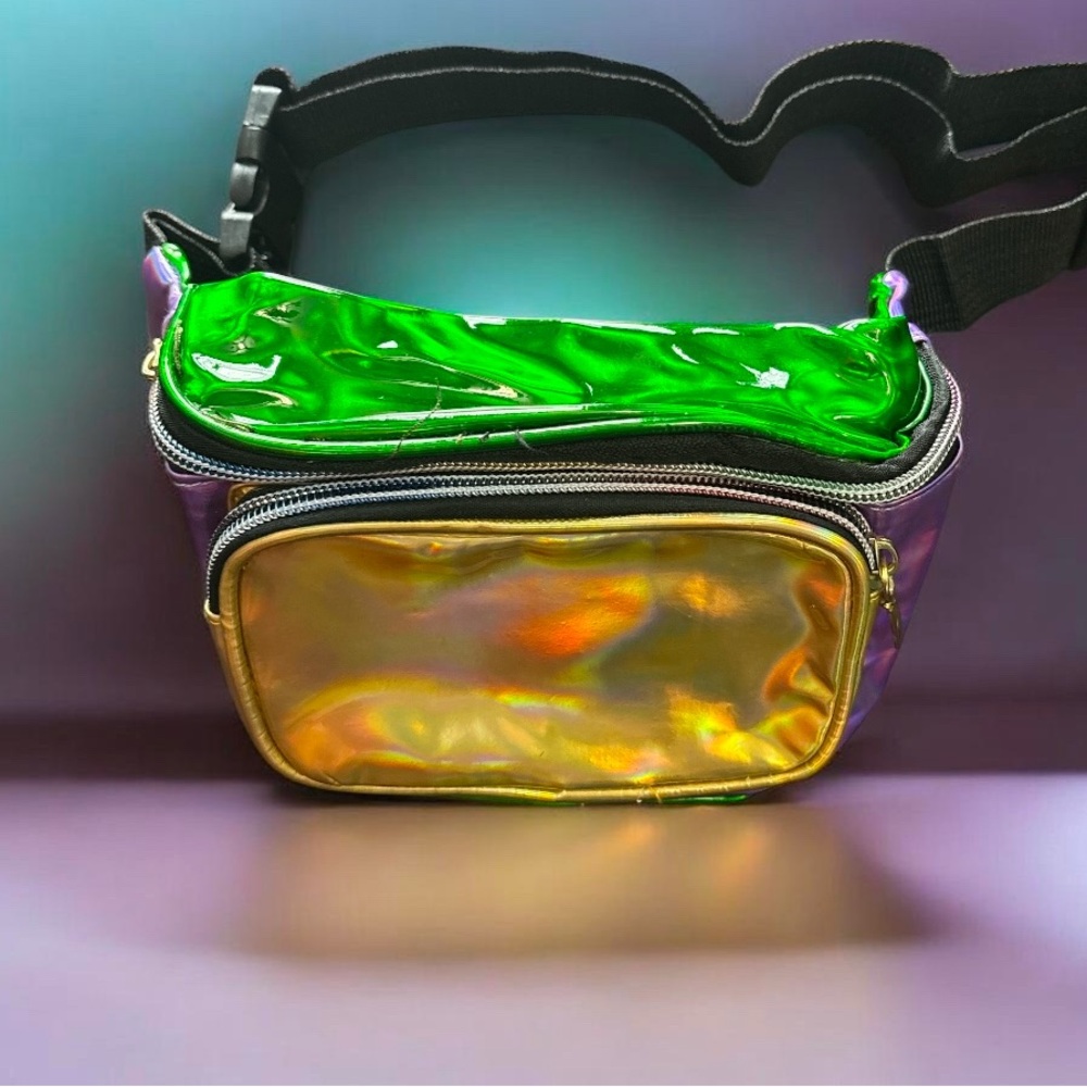 2 Mardi Sequin and Holographic Fanny Packs - Picture 9 of 11